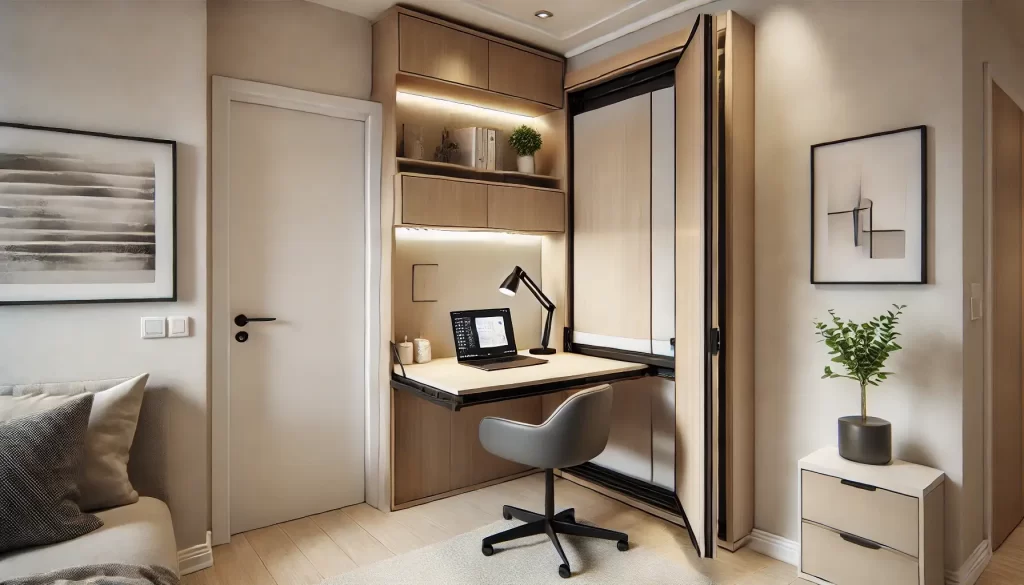 Wall-Mounted Desks That Fold Away