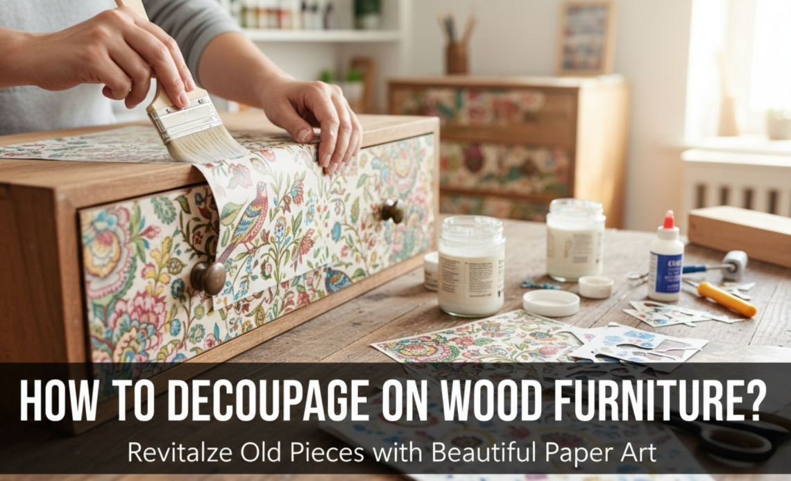 How To Decoupage On Wood Furniture